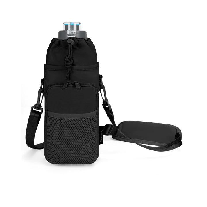 Unisex Wasserflasche mit tragbarem Netzbeutel Karnz