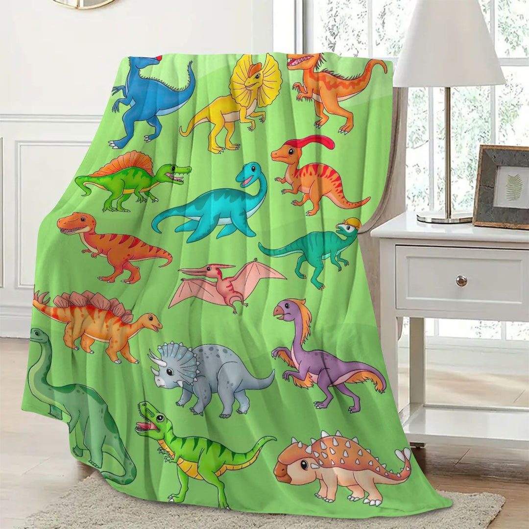 Dinosaur-Themen Plüsch-Wurfdecke
