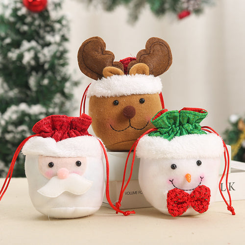 Niedlicher Weihnachtsmann Geschenkesack Karnz
