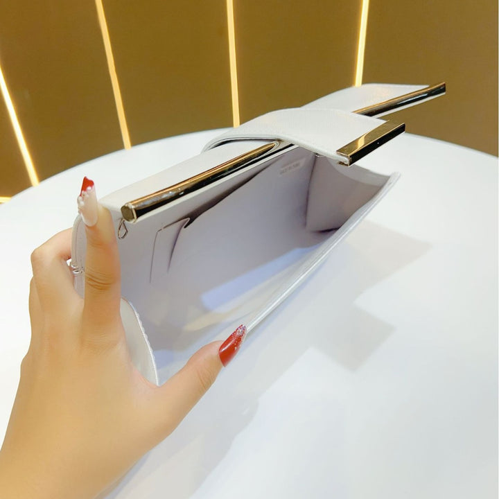 Metallic Abend-Clutch