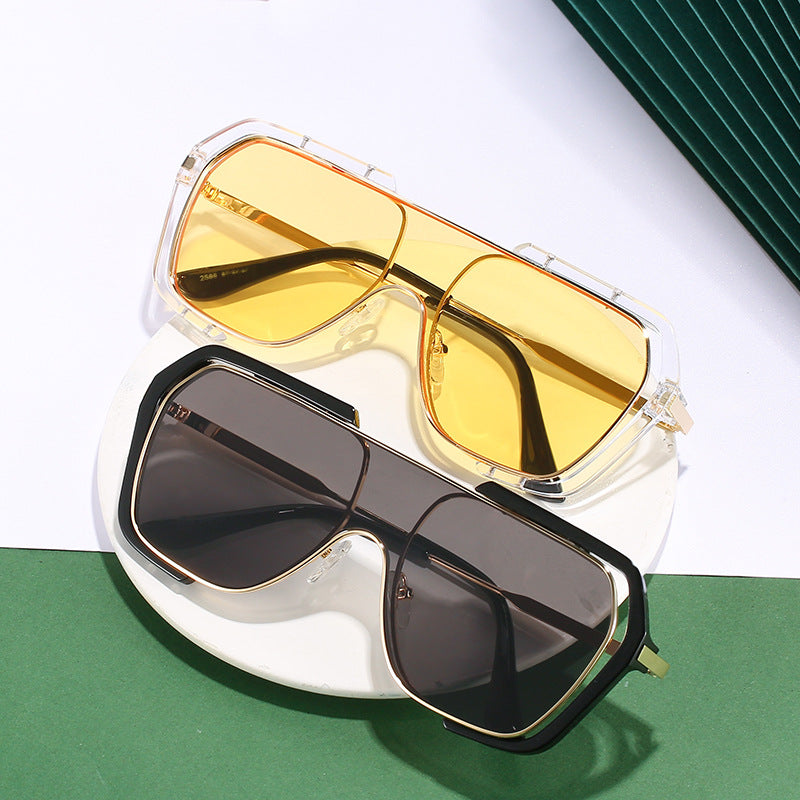 Statement Übergroße Winkelsonnenbrille Karnz