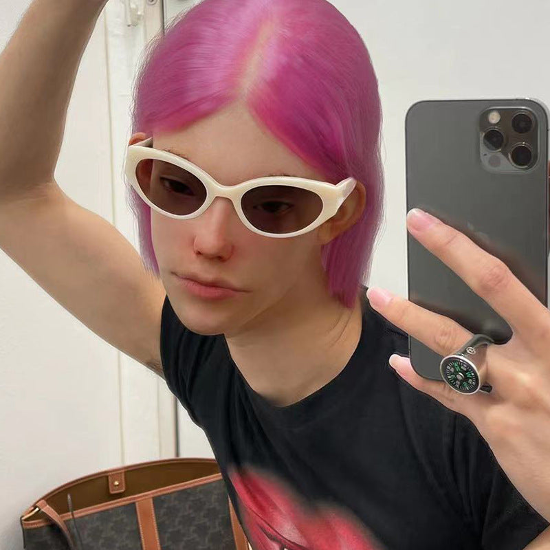 Damen Cat-Eye Sonnenbrille mit schützendem UV-Filter und trendigem Design Karnz