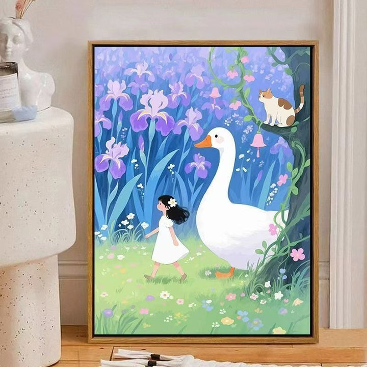 Verspielt Natur Kunst Druck Karnz