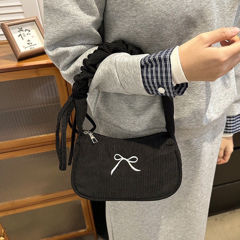 WoElegant Texturiertes Cordura Crossbody Bag Karnz