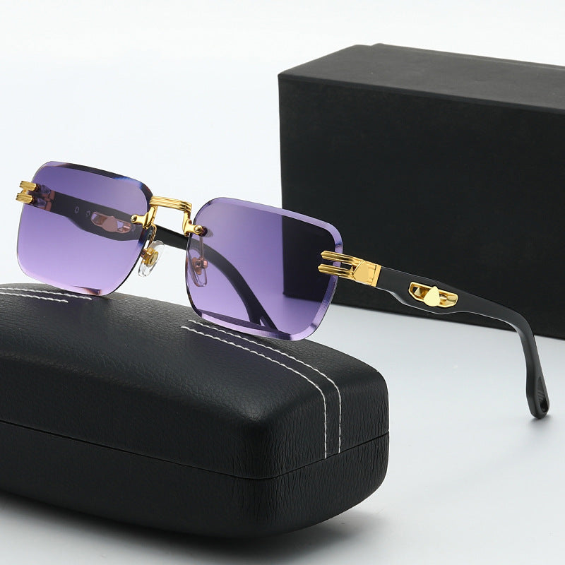 Damen stilvolle quadratische Korrektionsbrille Karnz