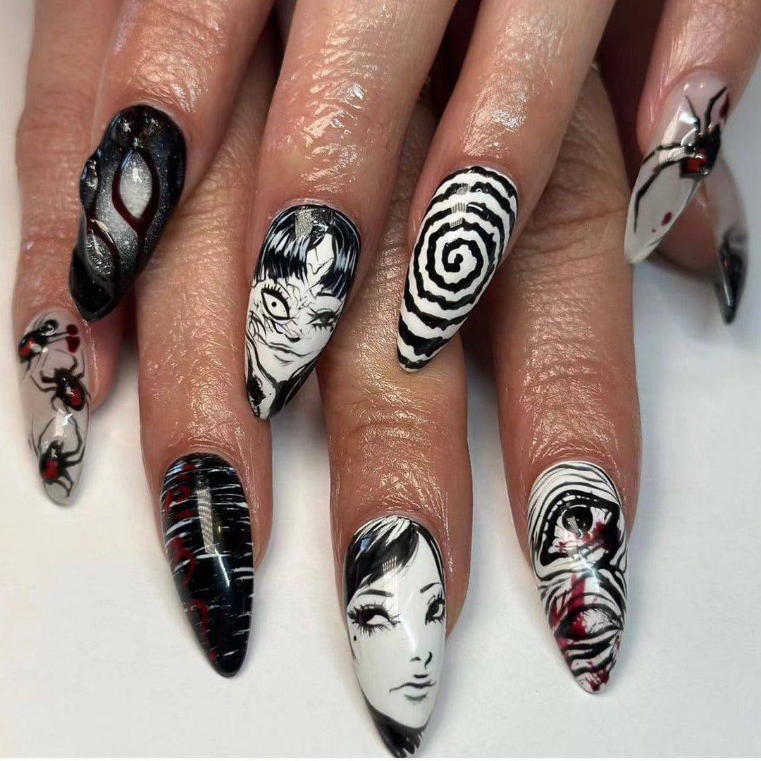 Kunstnägel im kreativen Horror-Design Karnz