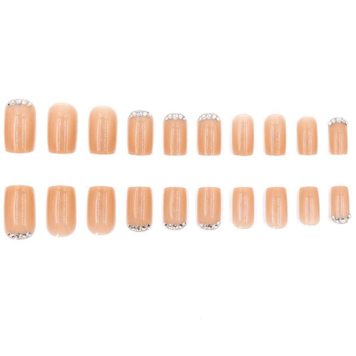 Elegantes Strass Akzent Nagelkunst Set