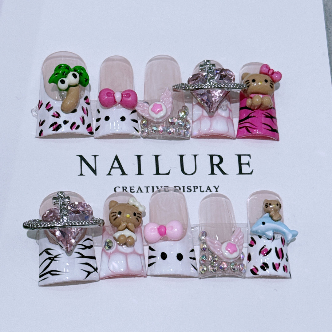 Kreatives 3D Nagelkunst Dekor Set