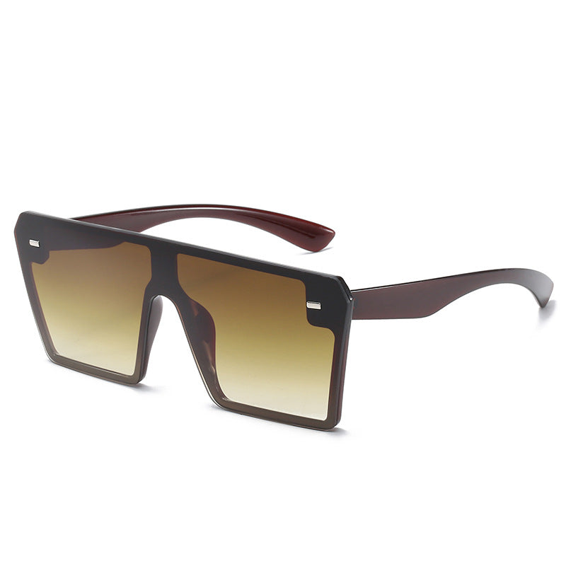 Damen Oversized Sonnenbrille im futuristischen Design Karnz