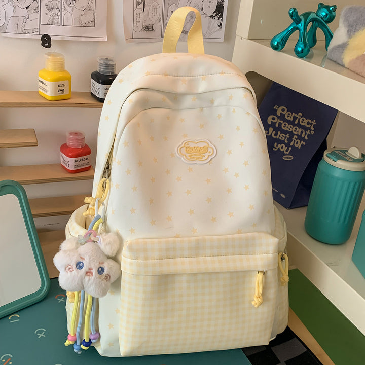 Stylischer Sternen-Print Rucksack Karnz