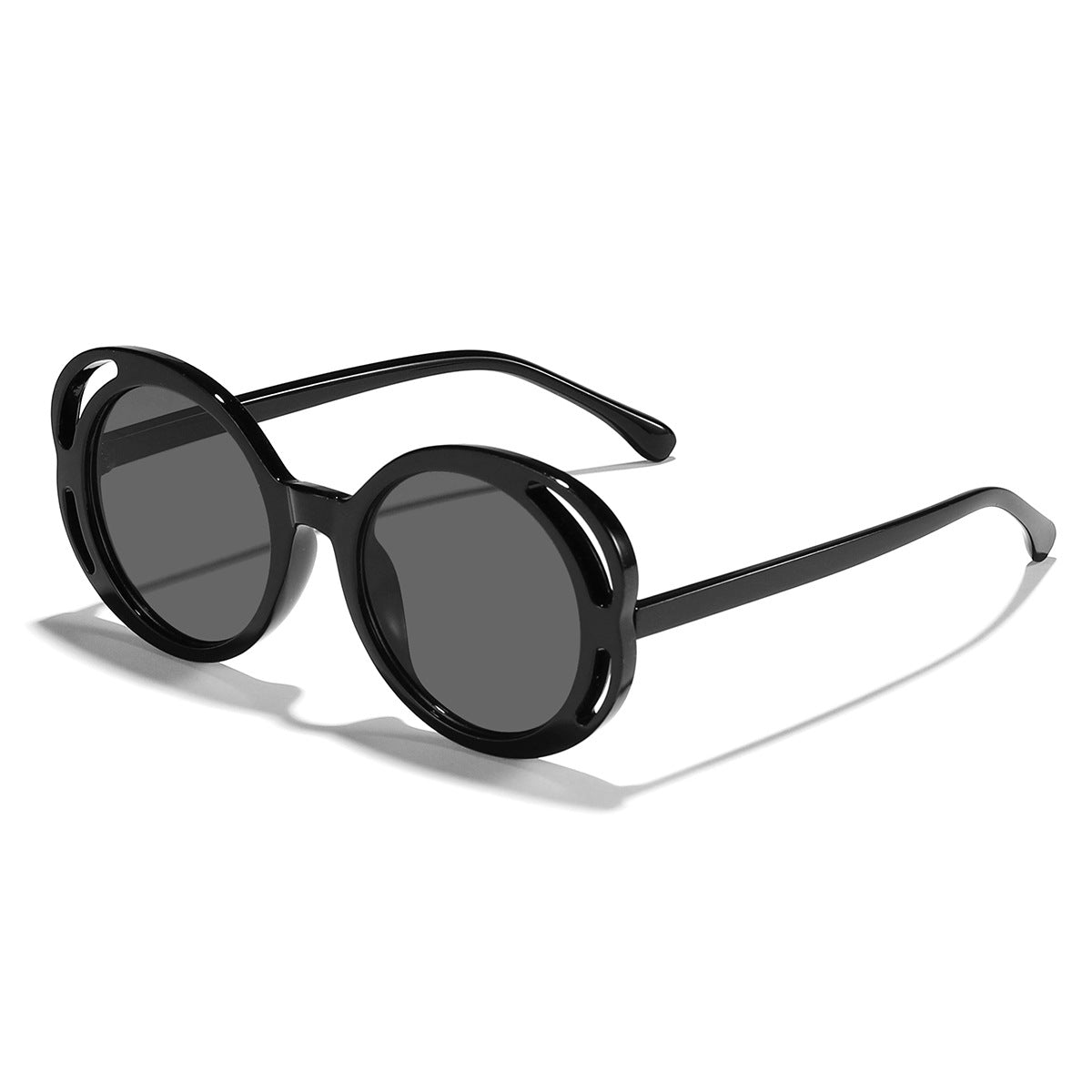 Damen modische Sonnenbrille mit komfortablem, runden Design Karnz