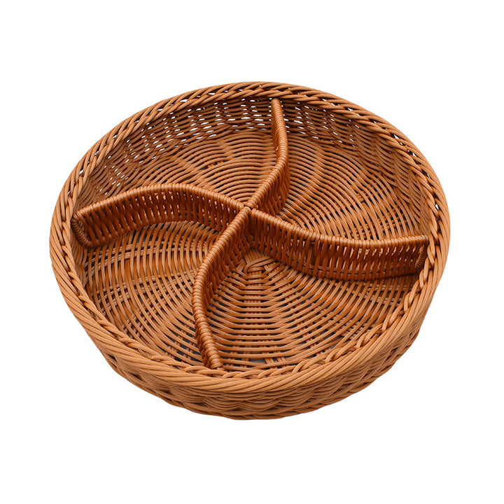 Multi-Abteil Geflochtener Organizer Tray Karnz