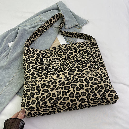 Stylische Leopardenmuster Schultertasche