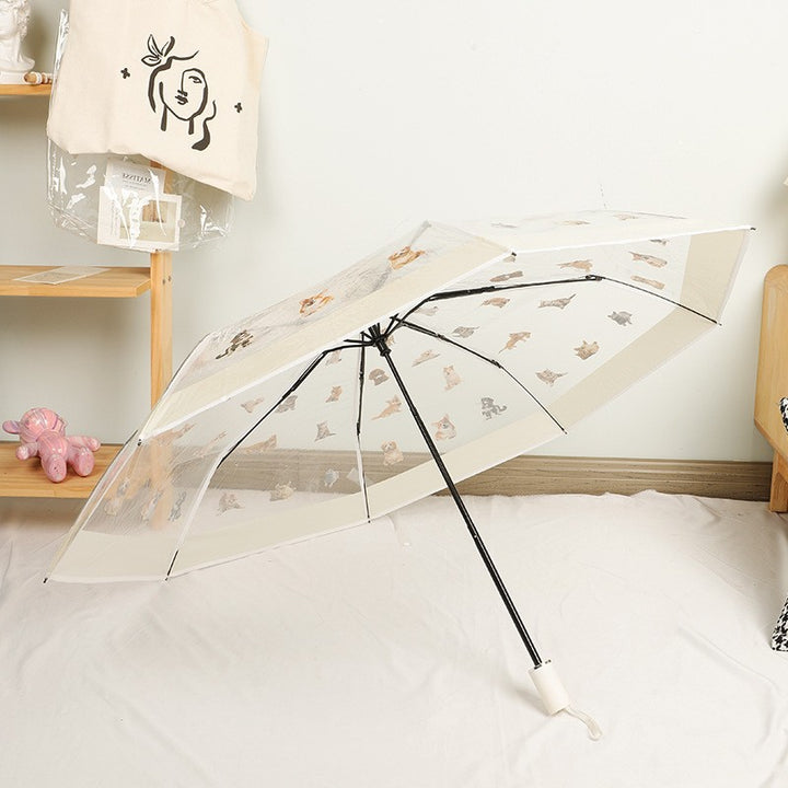 Damen lustiger Regenschirm Karnz
