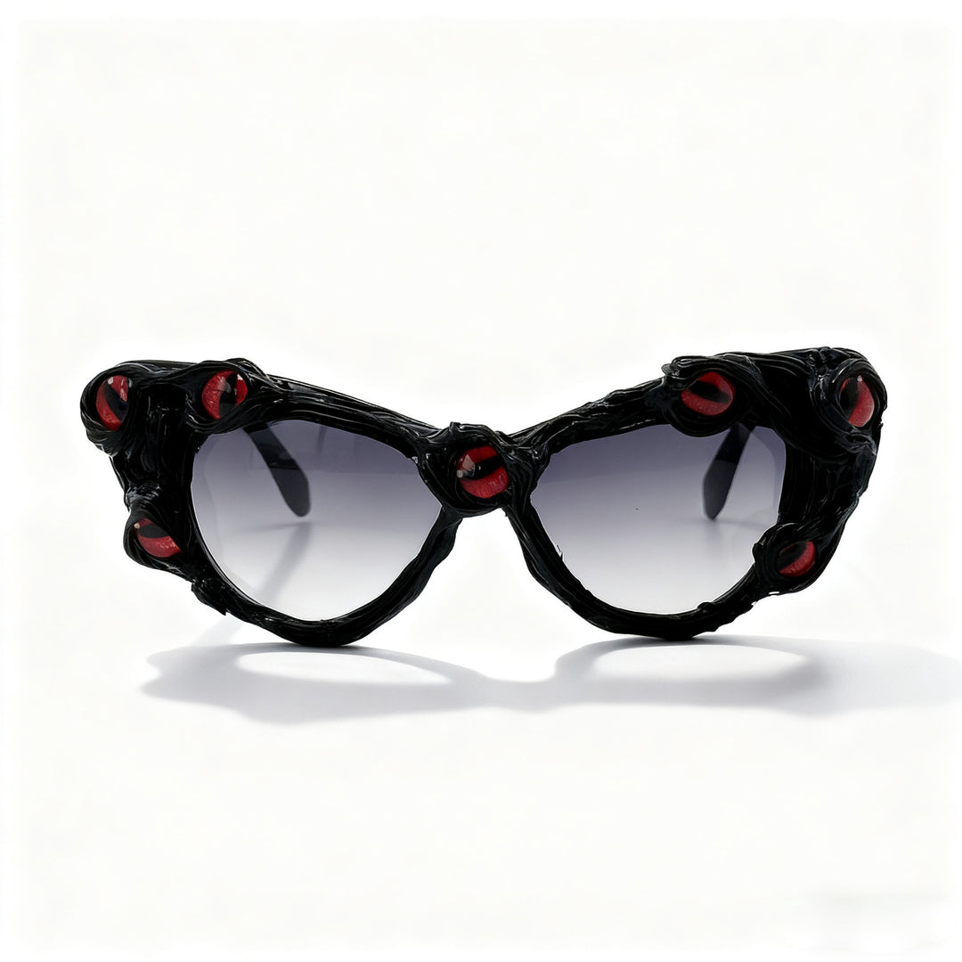 Damen Statement-Sonnenbrille mit extravaganten Verzierungen Karnz