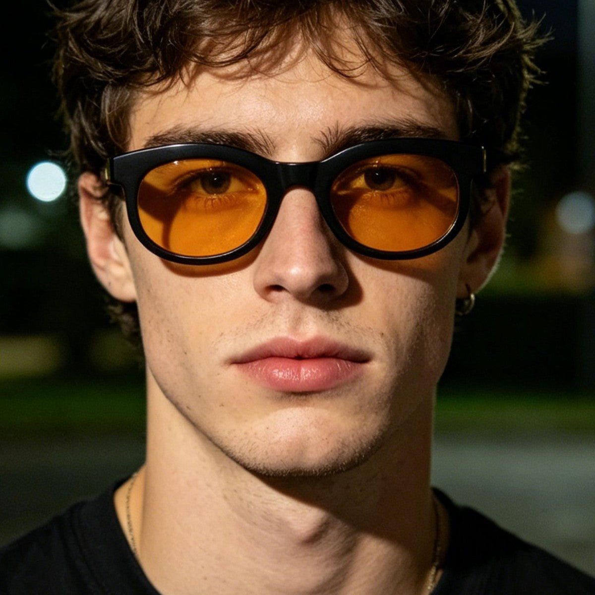 Damen trendige Sonnenbrille mit stilvollem Design aus robustem Kunststoff Karnz