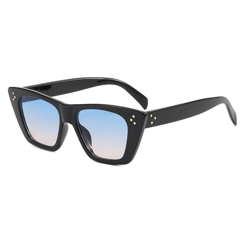 Damen modische Cat-Eye Sonnenbrille mit UV-Schutz und stilvollem Design Karnz
