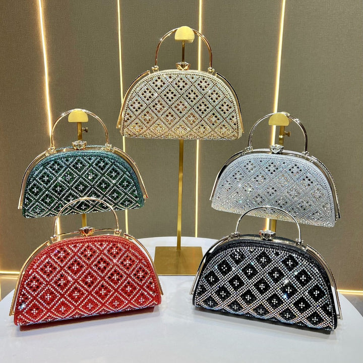 Vintage Inspirierte Bejeweled Abend-Handtasche