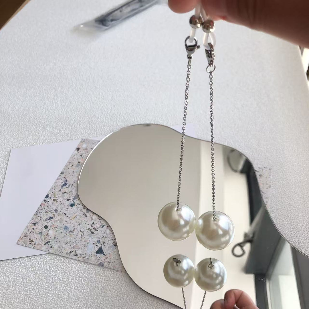 Elegante Perlen Tropfen Ohrringe Karnz