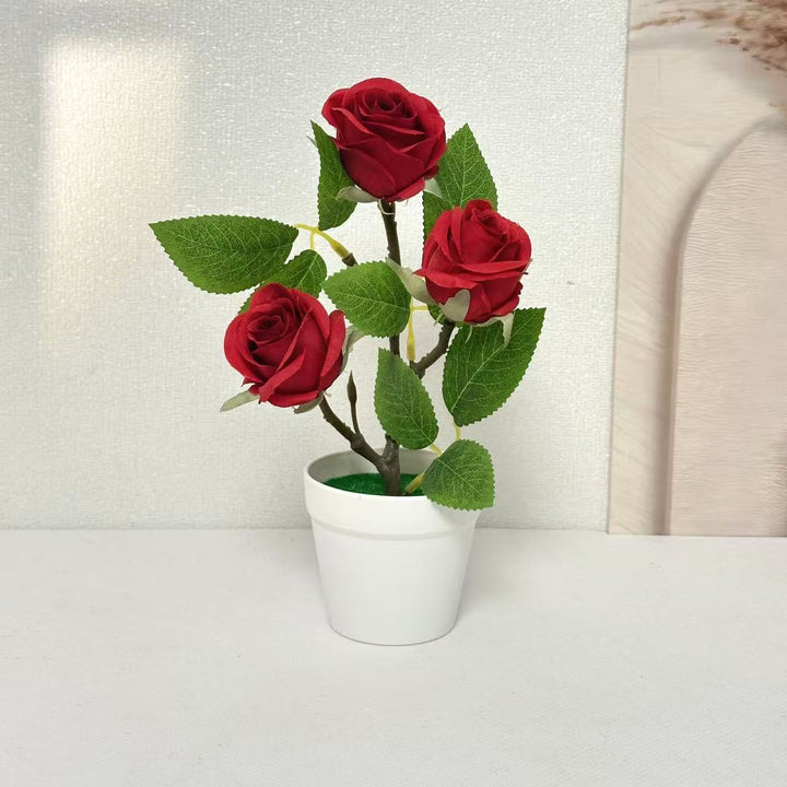 Faux Rosenblumenarrangement für Wohnkultur