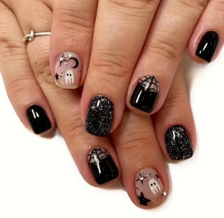 Künstlerische Halloween-Themen Nagelkunst Karnz 1789915324