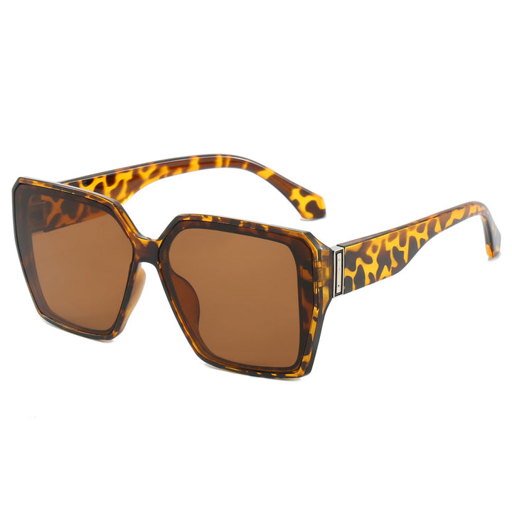 Damen modische geometrische Sonnenbrille im urbanen Stil Karnz