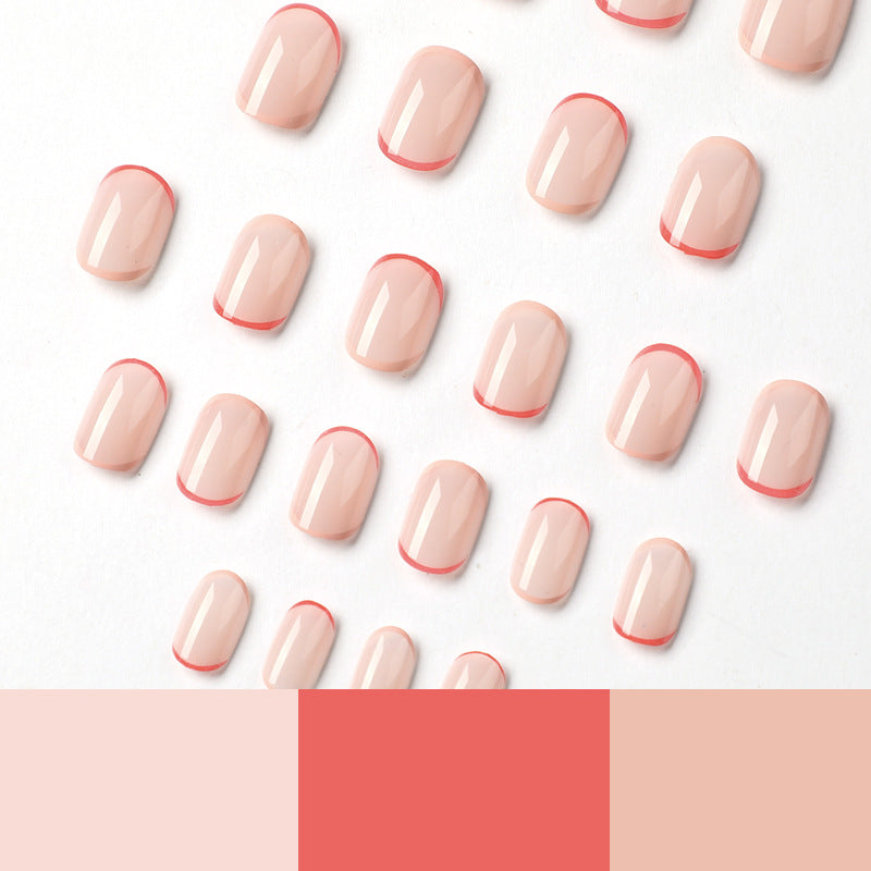 Kunstvolle Nagelverlängerungen mit Elegantem Farbverlauf und Moderne Akzente Karnz