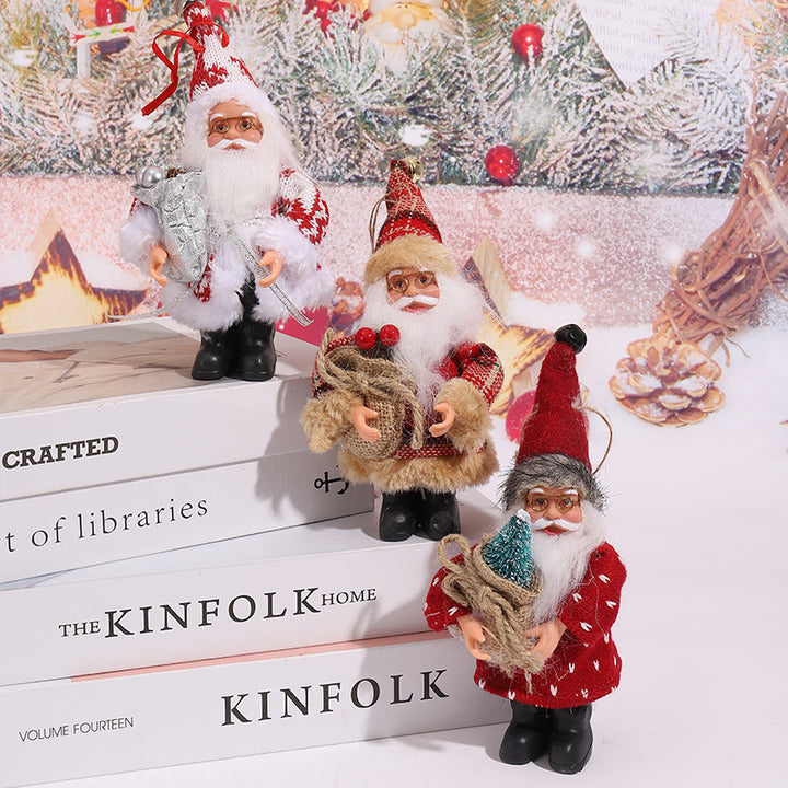 Dekorative Weihnachtsmannfigur mit hochwertiger Detailausarbeitung Karnz