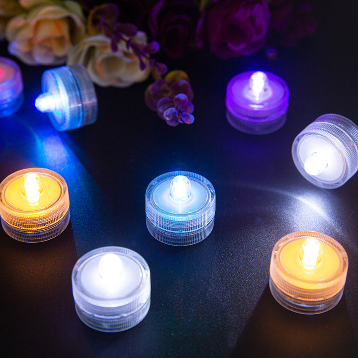 Wasserdichtes batteriebetriebenes schwebendes LED-Teelicht-Set