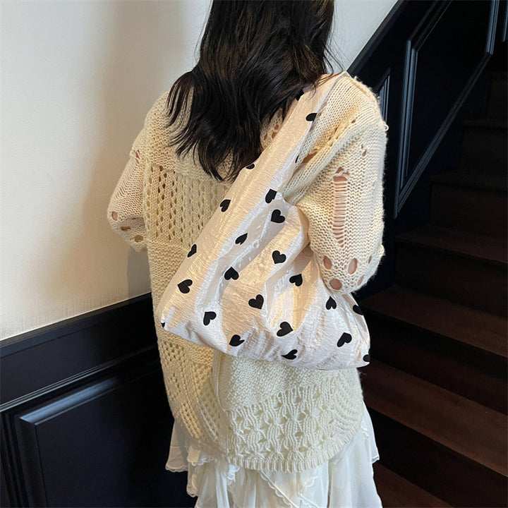 Bestickte Canvas Tote Bag Karnz
