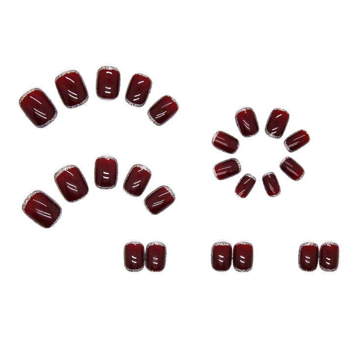 Dekorative Glitzer-Nagelkunst-Tipps Karnz