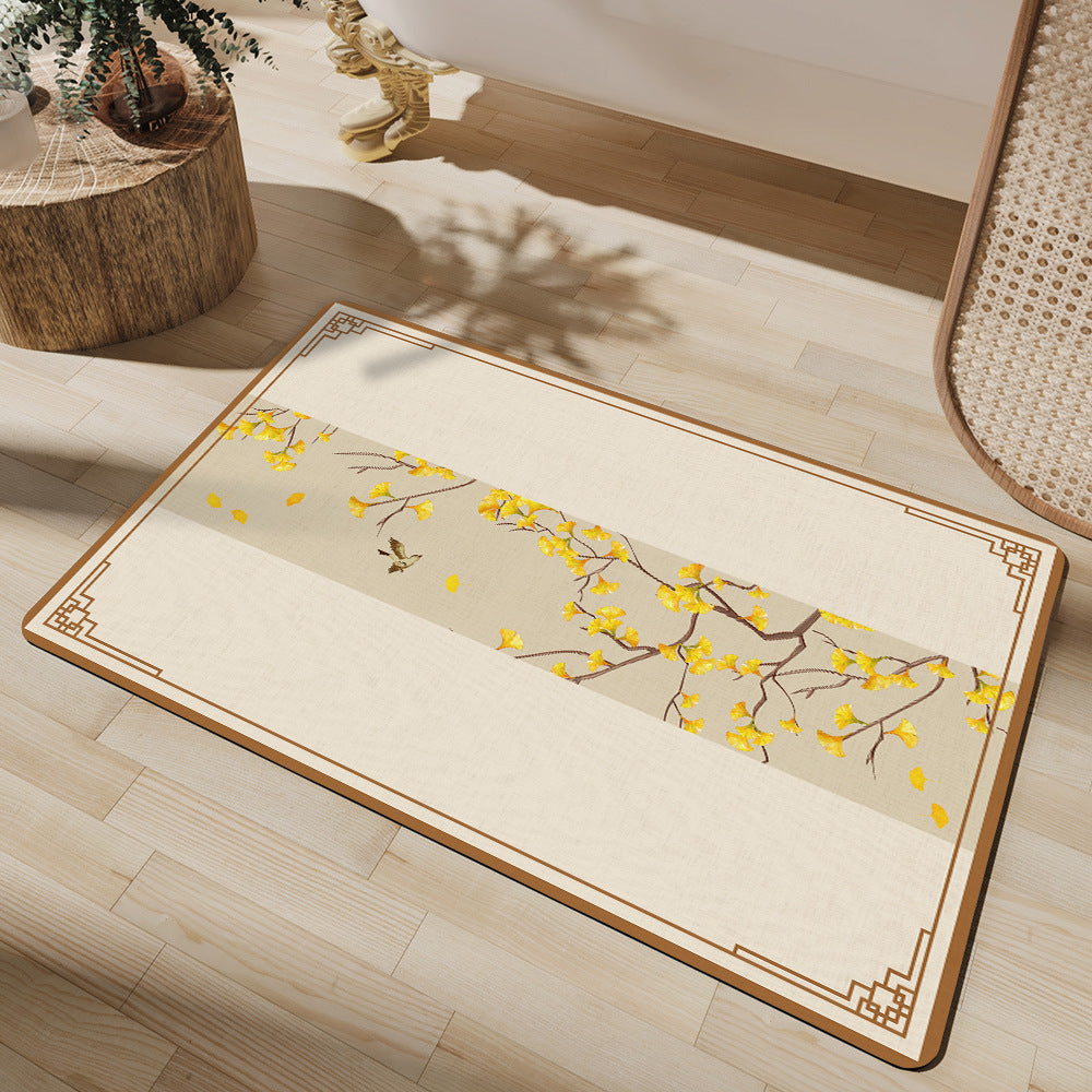 Elegante geometrische Badmatte Karnz