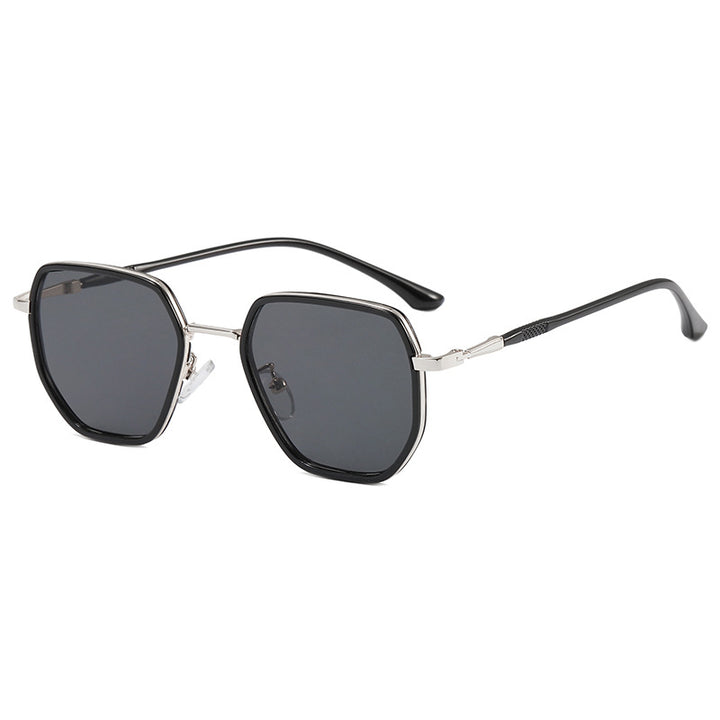 Damen geometrische Sonnenbrille mit elegantem Gläserdesign Karnz