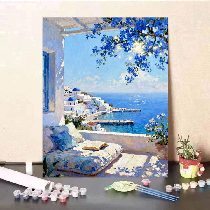 Scenic Coastal View Malen nach Zahlen Kunstset Karnz