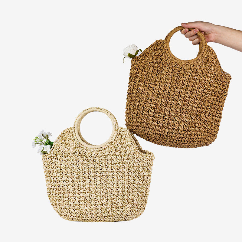 Damen Strandtasche im eleganten Makramee-Design Karnz