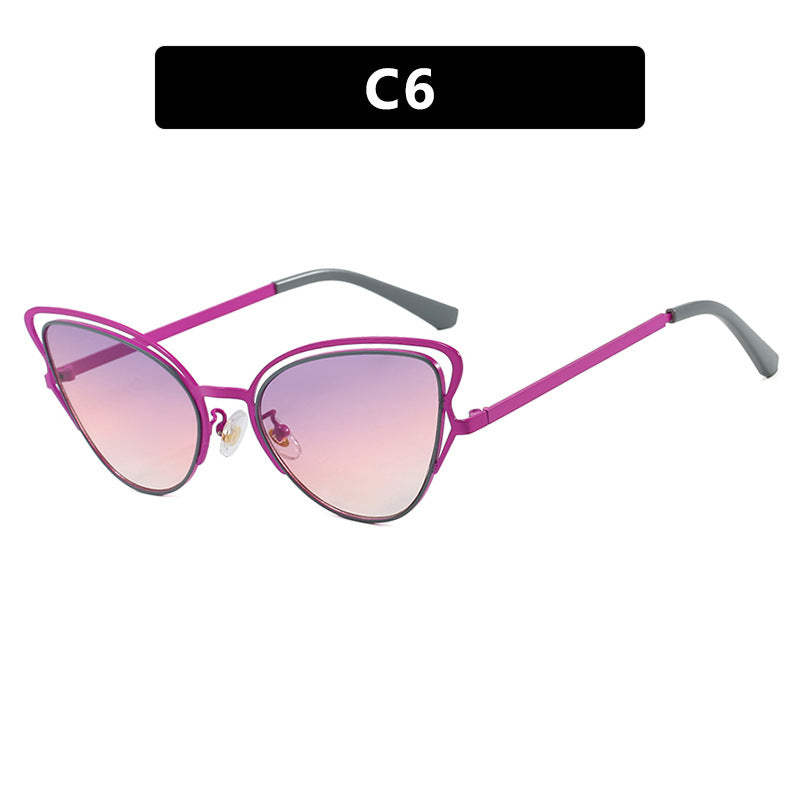 Damen Cat-Eye Brille mit edlem Metallrahmen und komfortabler Passform Karnz