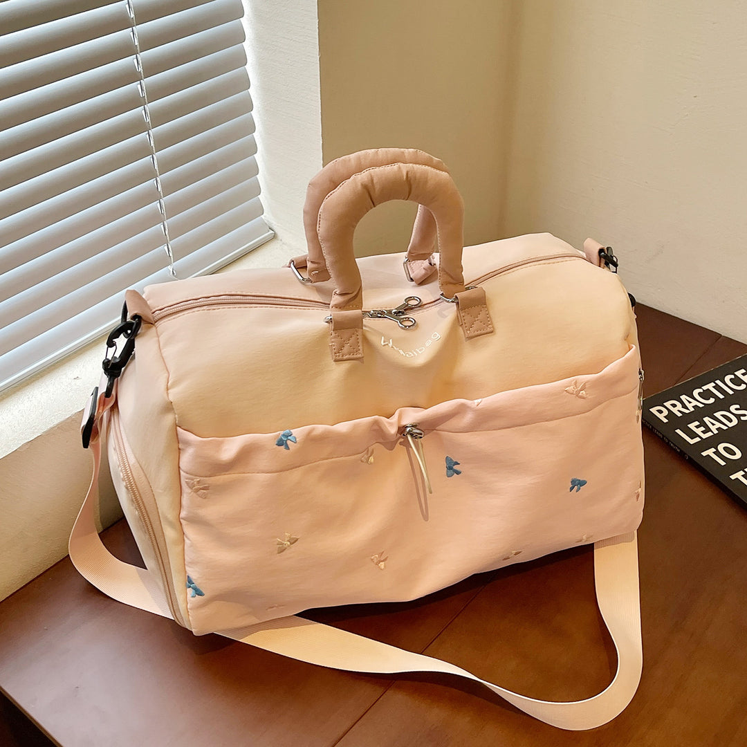 Multifunktionale bestickte Duffel-Tasche Karnz
