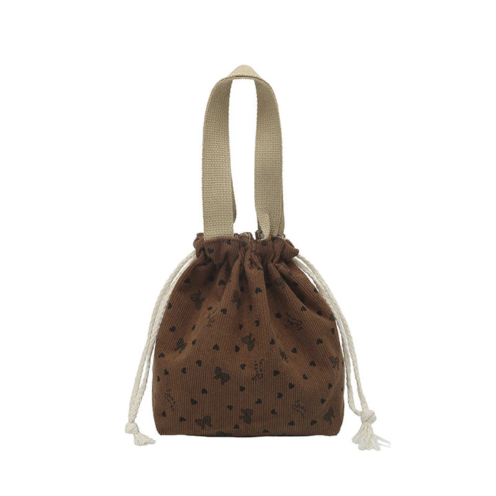 WoTextured Drawstring Mini Tasche Karnz