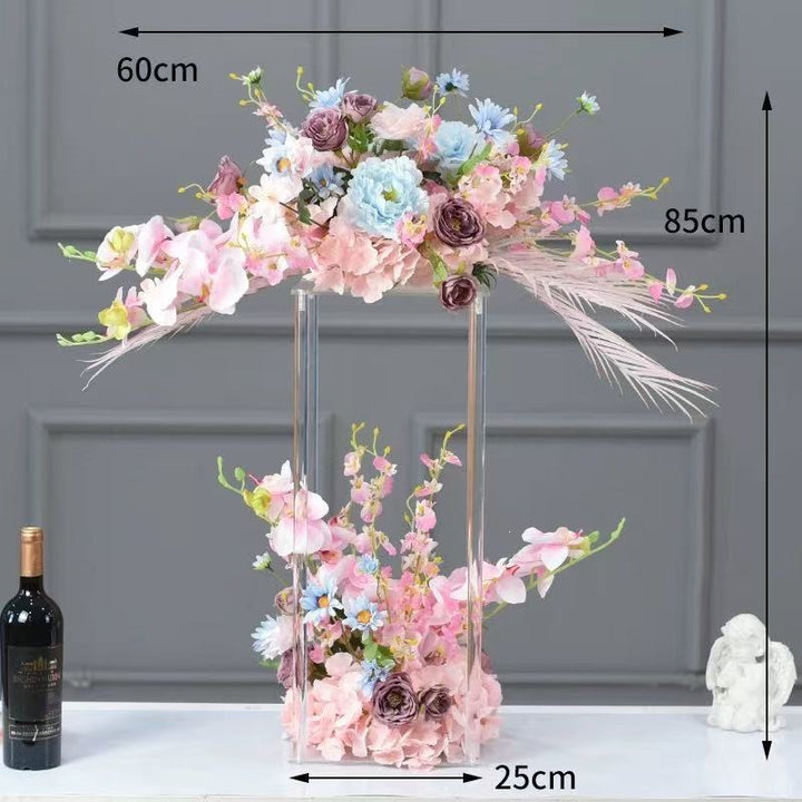 Elegante Blumenzentrale Vase