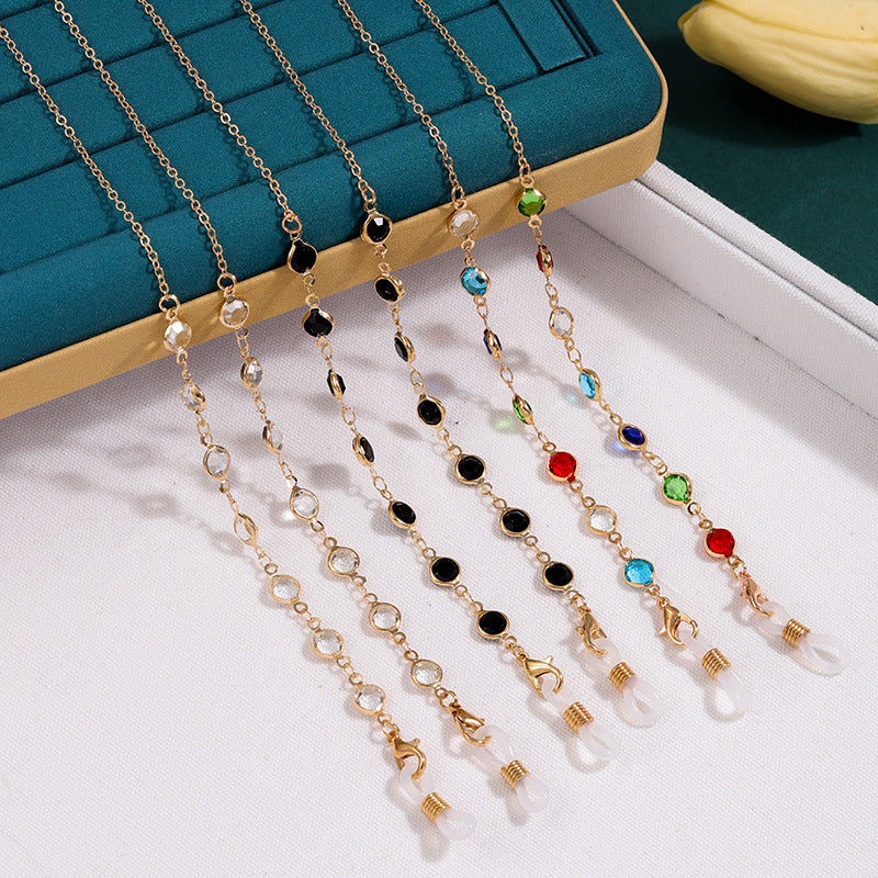 Elegante Brillenhalter Kette Karnz