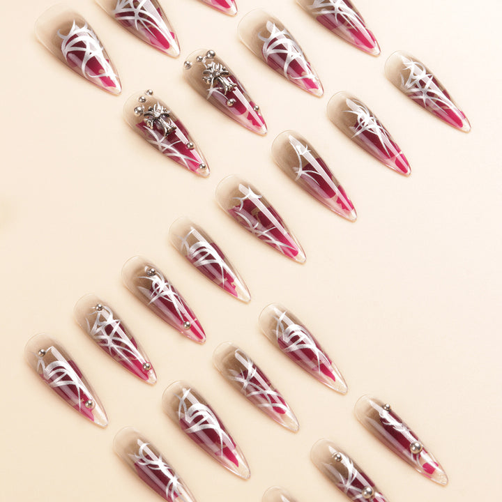 Künstlerisches Stiletto-Nagelkunst-Set Karnz