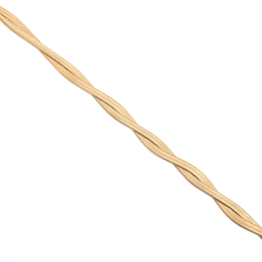 Elegante Strukturierte Drahtarmband Karnz