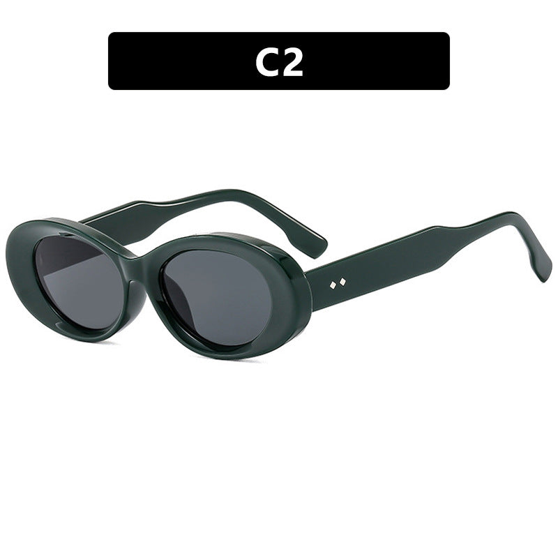 Damen modische Sonnenbrille im eleganten Retro-Stil Karnz