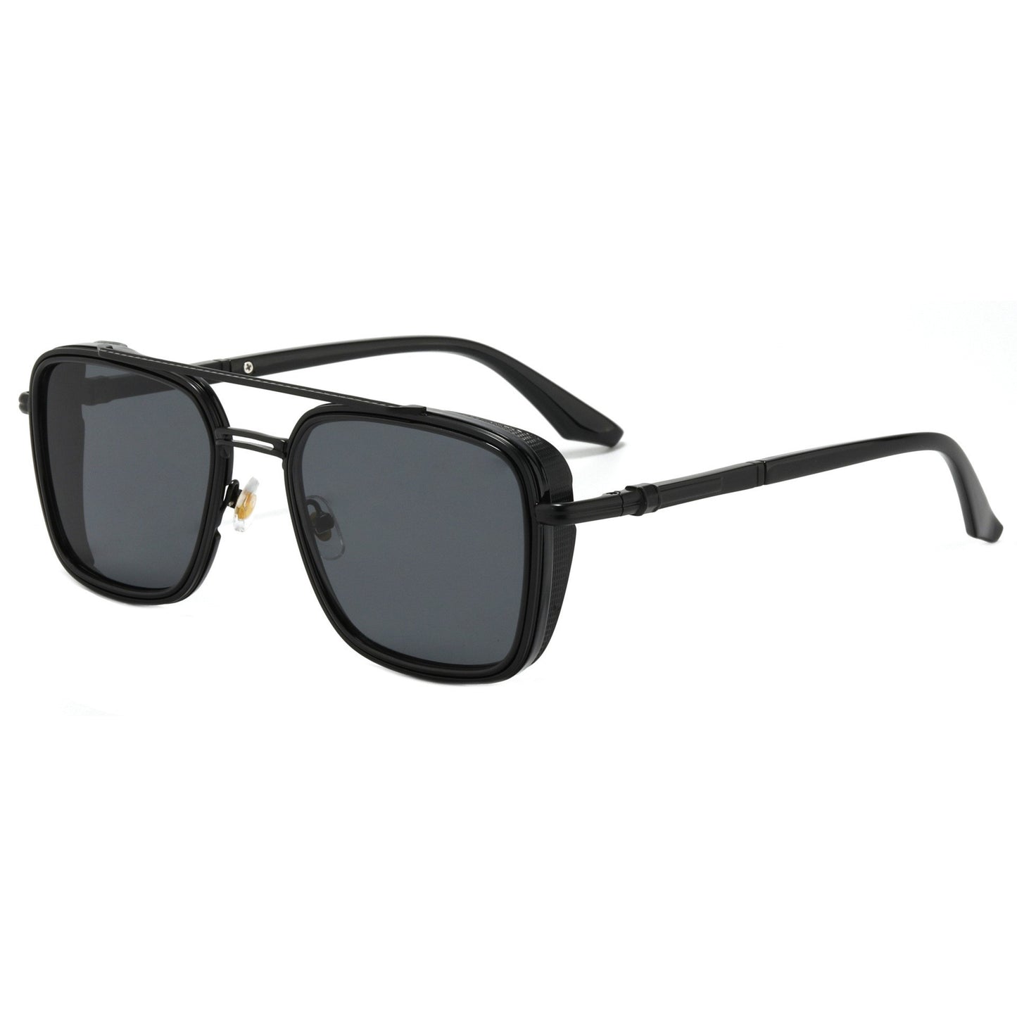 Damen Modische oversized Sonnenbrille mit luxuriösen Akzenten Karnz