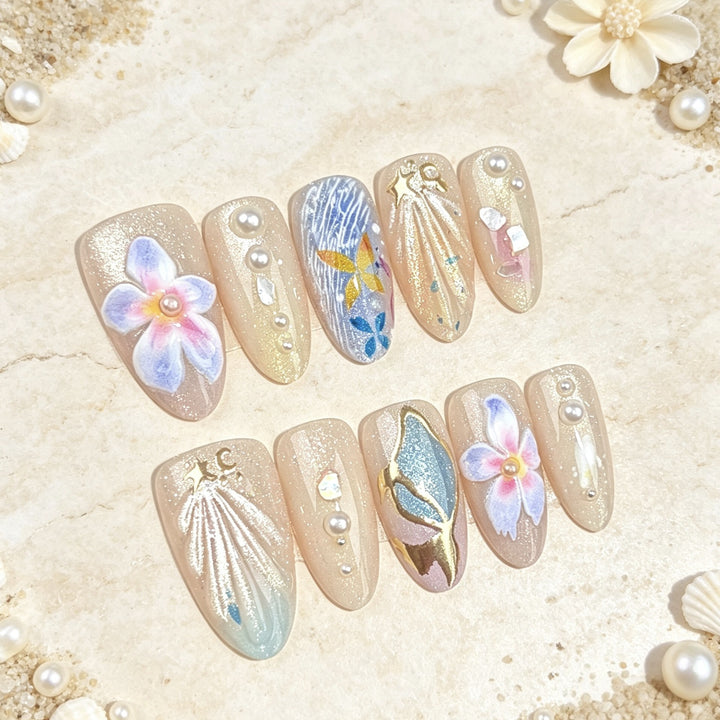 Glamouröse Nagelkunst Folie Karnz
