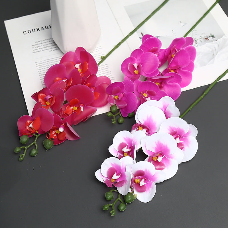 Realistische künstliche Orchideen-Stiel-Anordnung