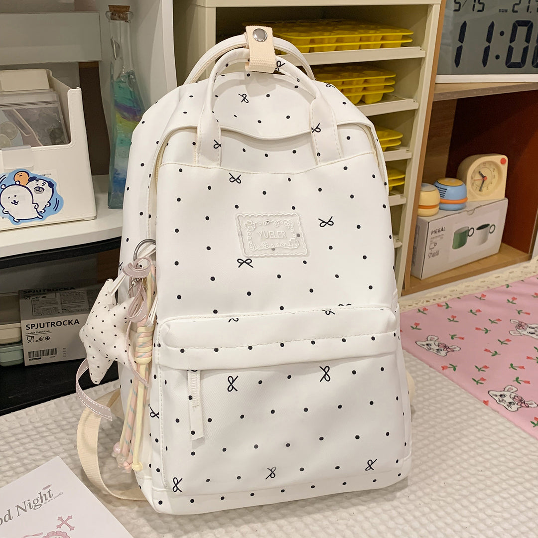 Stylischer gepunkteter Rucksack Karnz