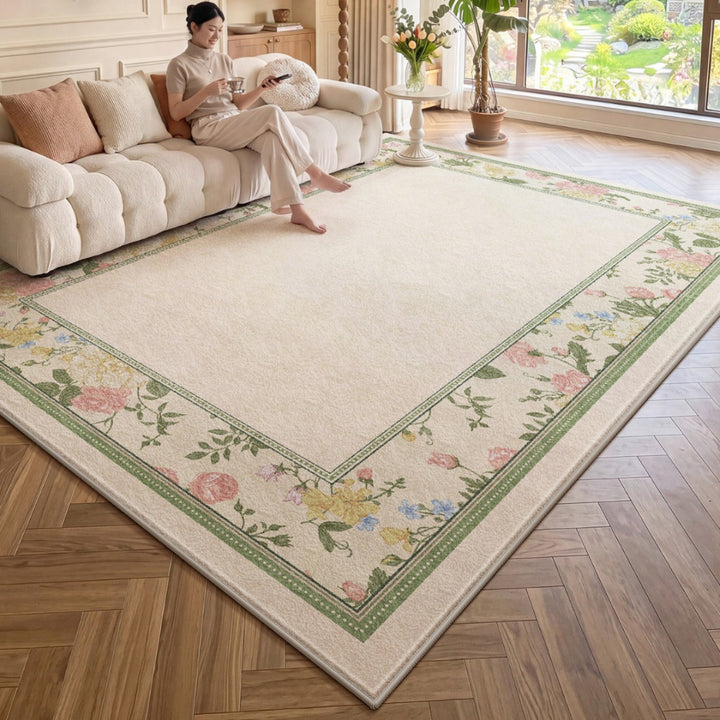 Floral Pattern Area Rug Karnz