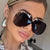 Damen oversized Schutzbrille im futuristischen Design Karnz