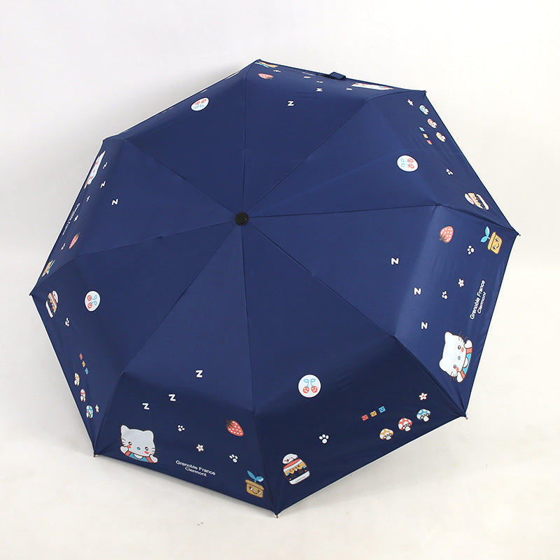 Damen Bunter Regenschirm Karnz